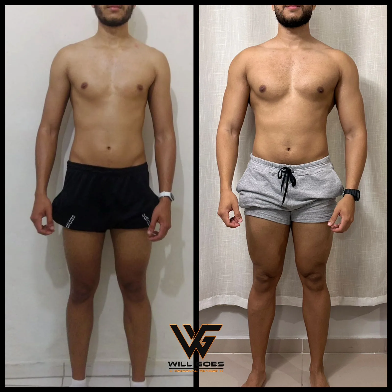 Antes e depois de cliente 5