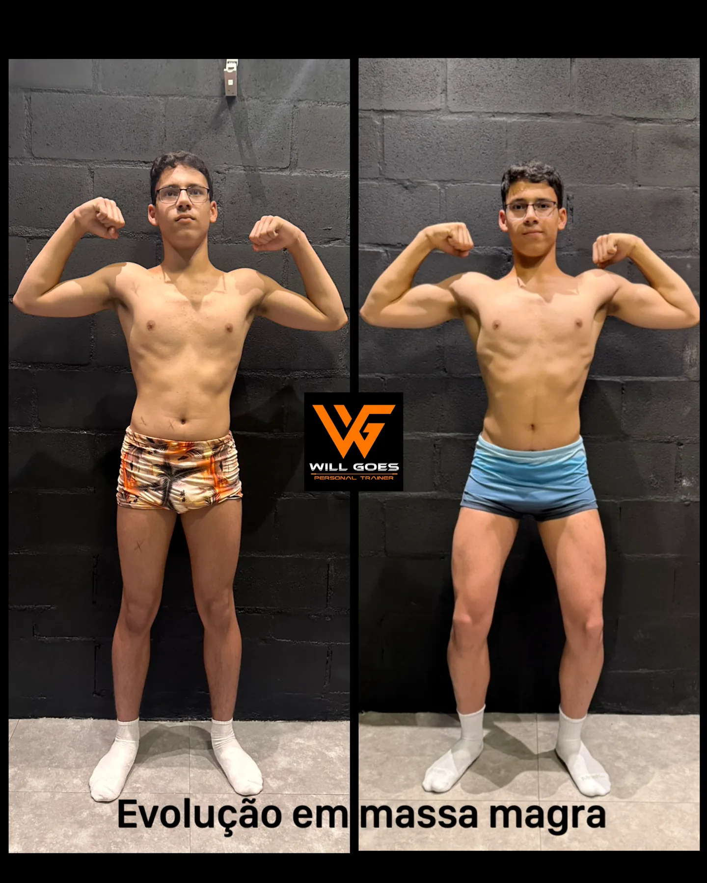 Antes e depois de cliente 6