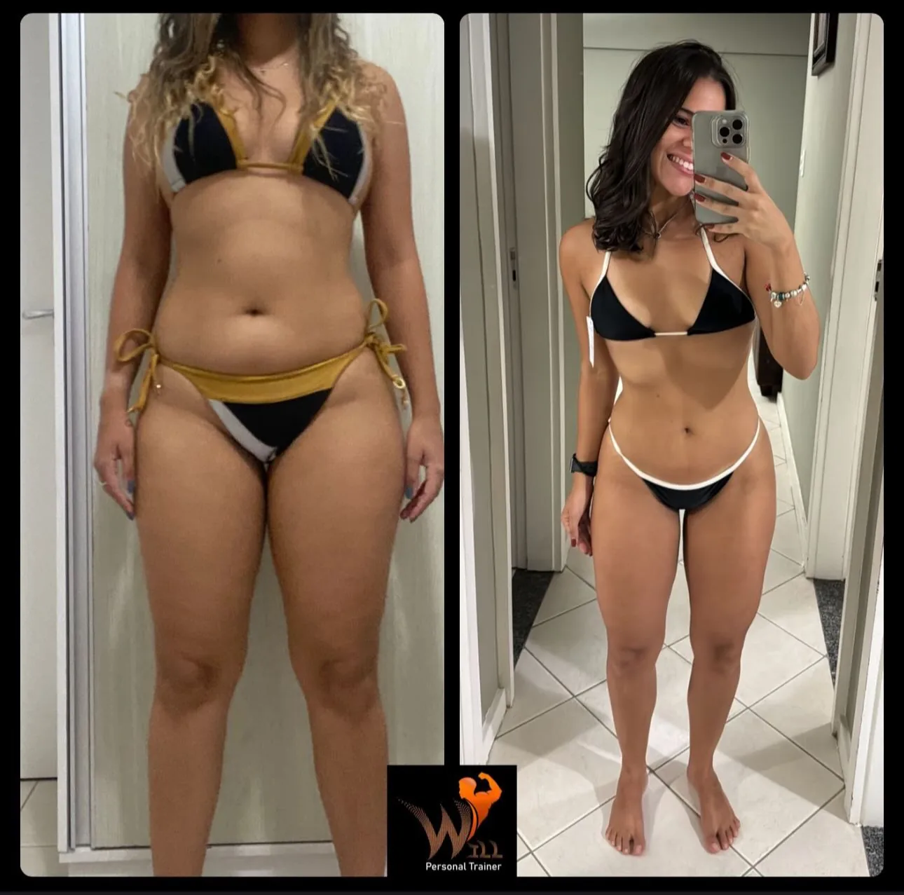 Antes e depois de cliente 12