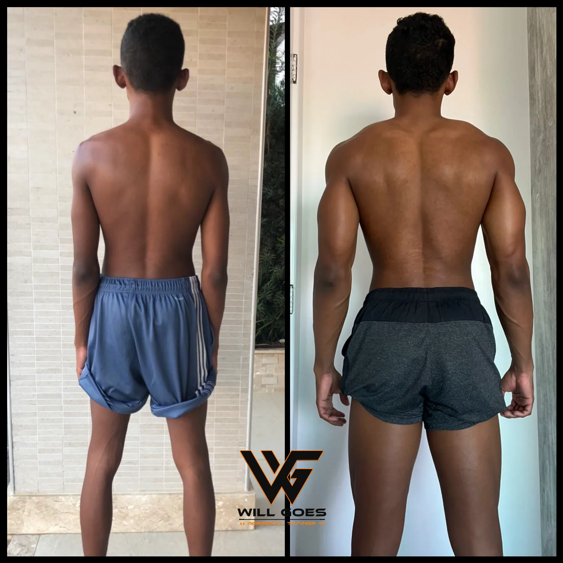 Antes e depois de cliente 15